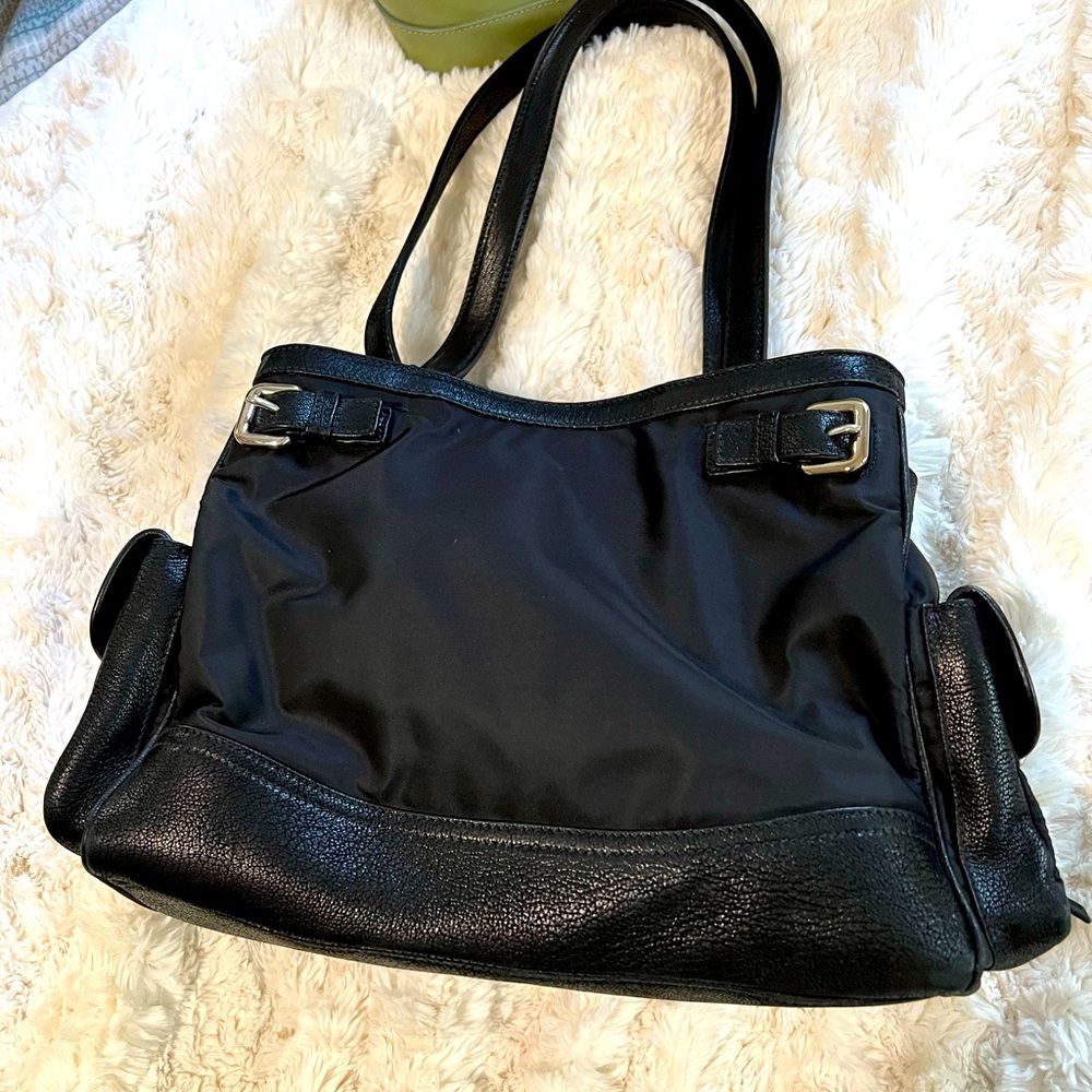 Black Tessuto Nylon Shoulder Bag ❤️ - Picture 3 of 9